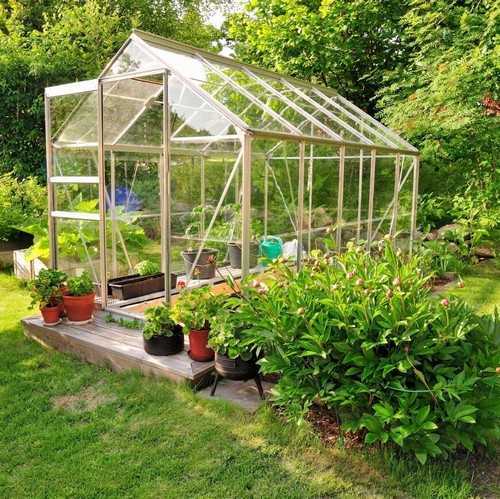 “Nhà kính” là gợi ý vô cùng hoàn hảo nếu bạn có thể đầu tư cho khu vườn của bạn. Cách này vừa giúp kéo dài mùa trồng, vừa giữ cho vườn rau nhà bạn tránh xa các “vị khách không mời” khó ưa.